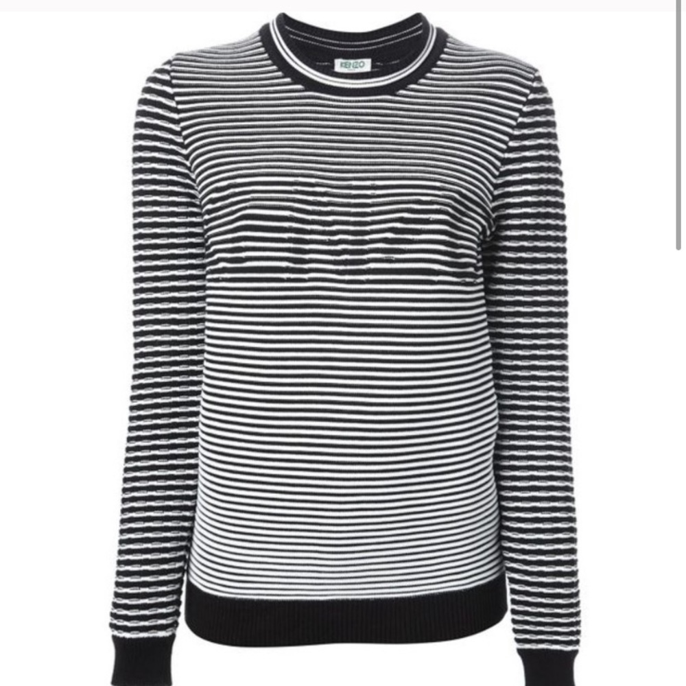 KENZO RIBBED STRIPED SWEATER